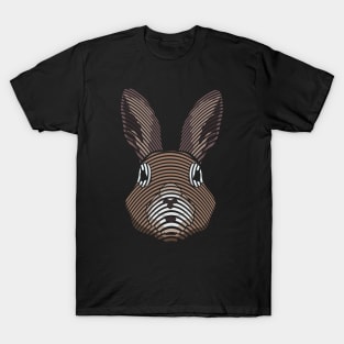 Beauty Line Art Rabbit T-Shirt